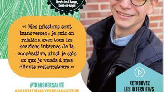 Pierre Layens, ingénieur commercial au sein de la coopérative Rosée des Champs, à Doué-en-Anjou.